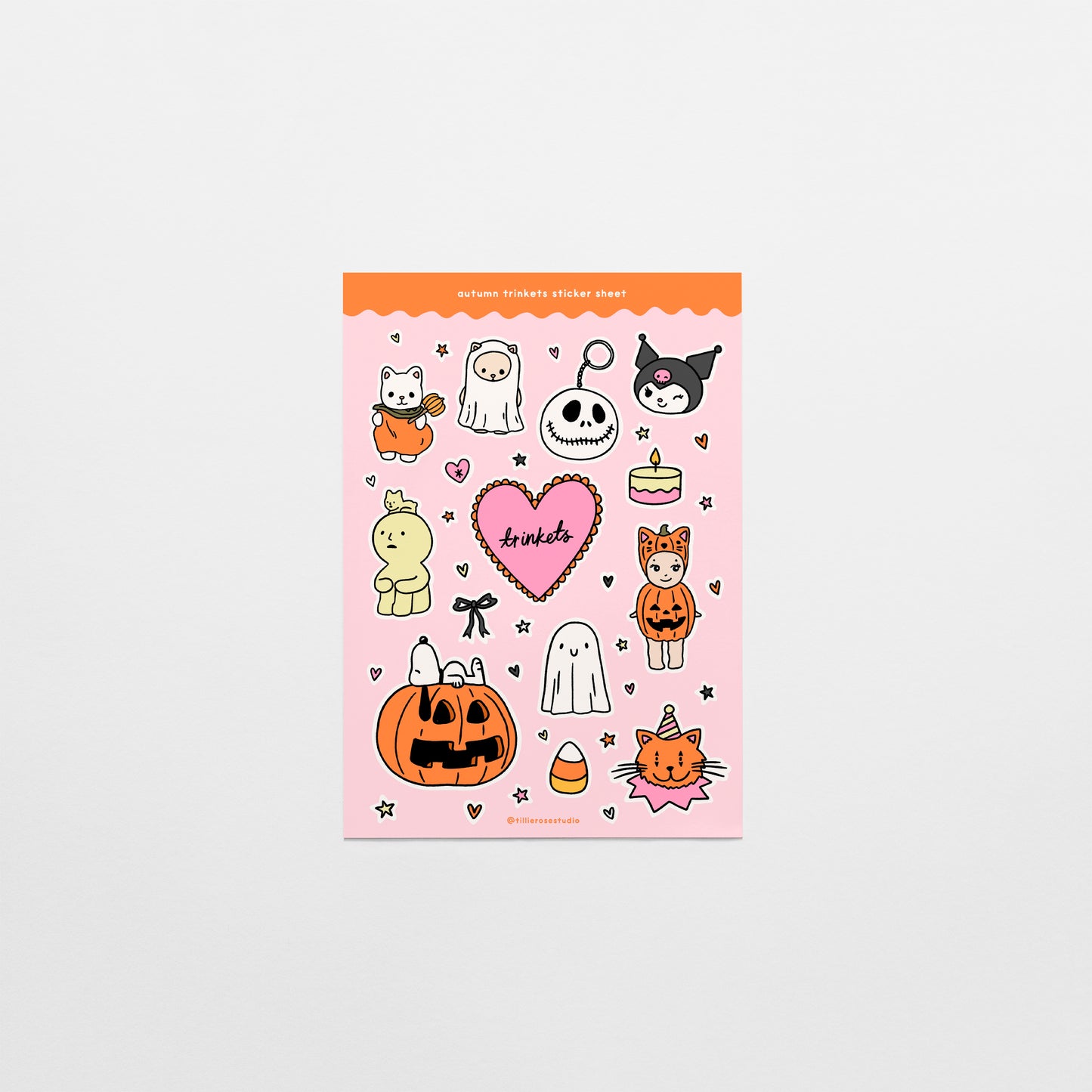 Autumn Trinkets Sticker Sheet