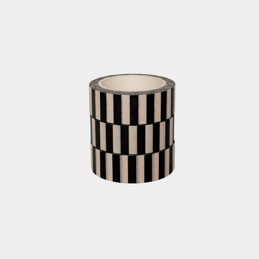 Black and White Stripe Washi Tape