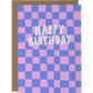 Happy Birthday Checkerboard