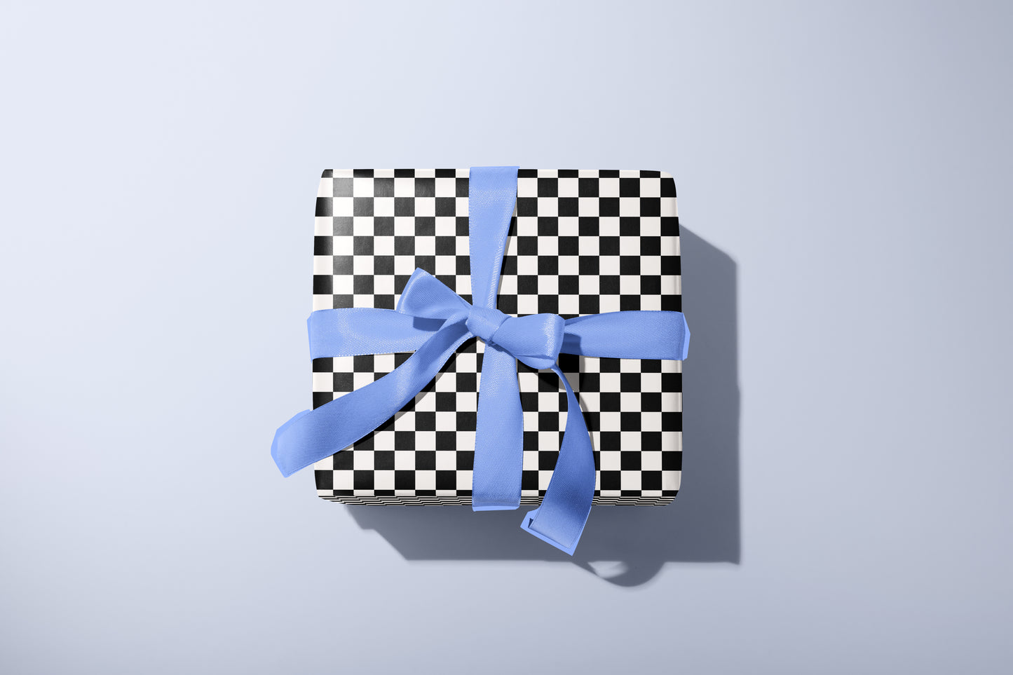 Black Checkerboard Wrapping Paper