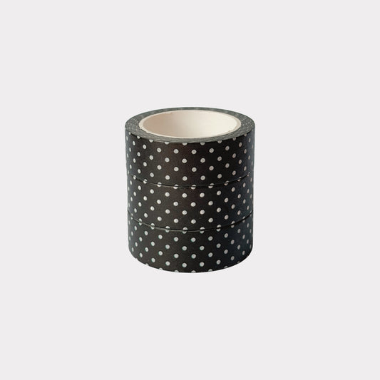 Black Polka Dot Washi Tape
