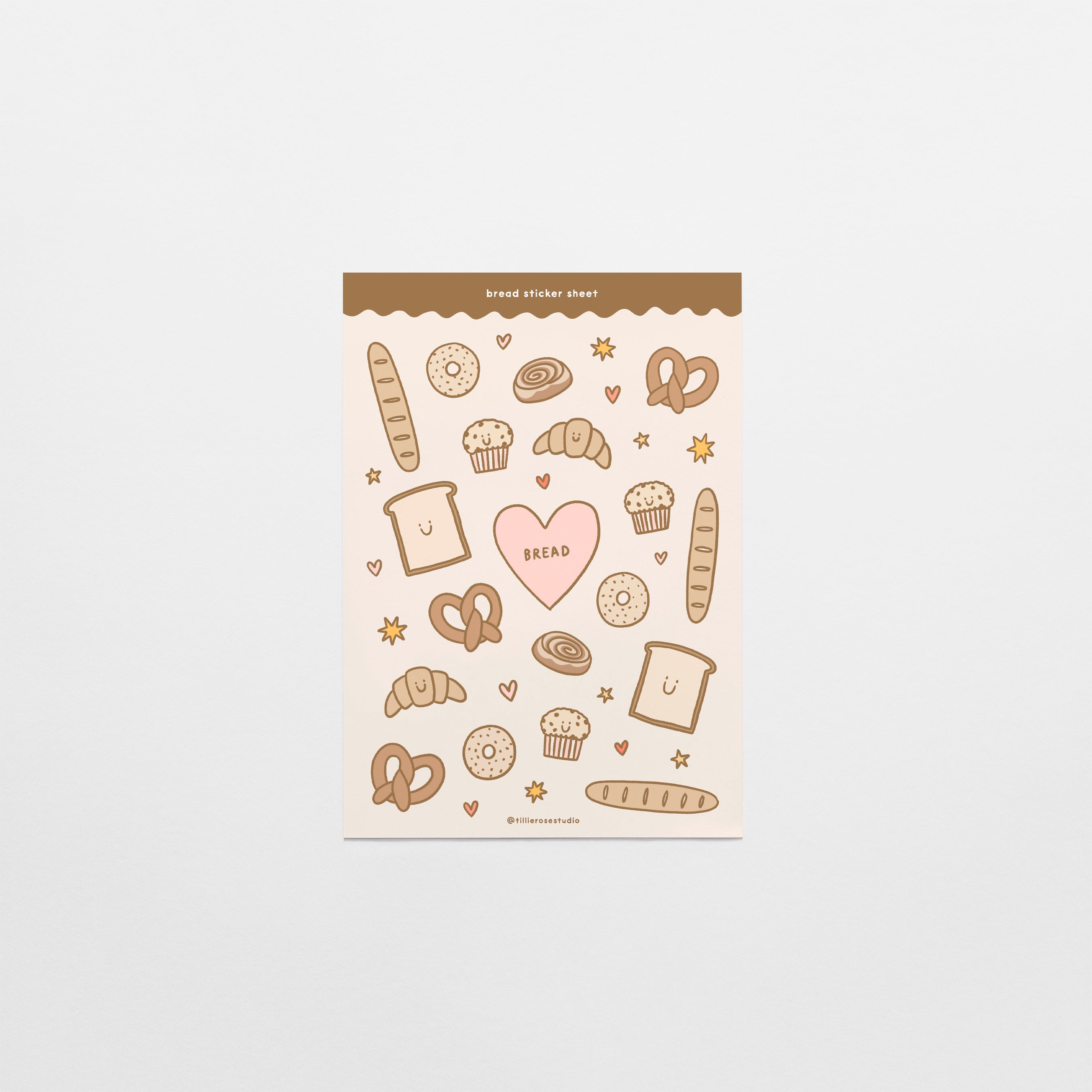 Bread Sticker Sheet – Tillie Rose Studio