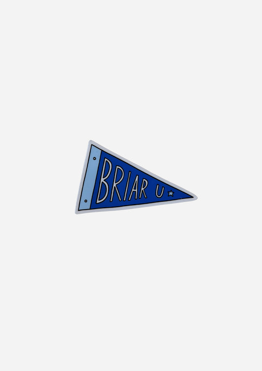 Briar U Pennant Vinyl Sticker