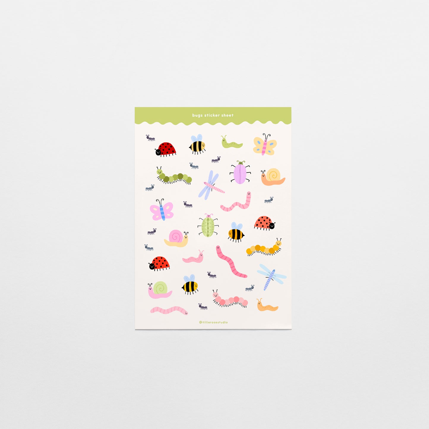 Bugs Sticker Sheet