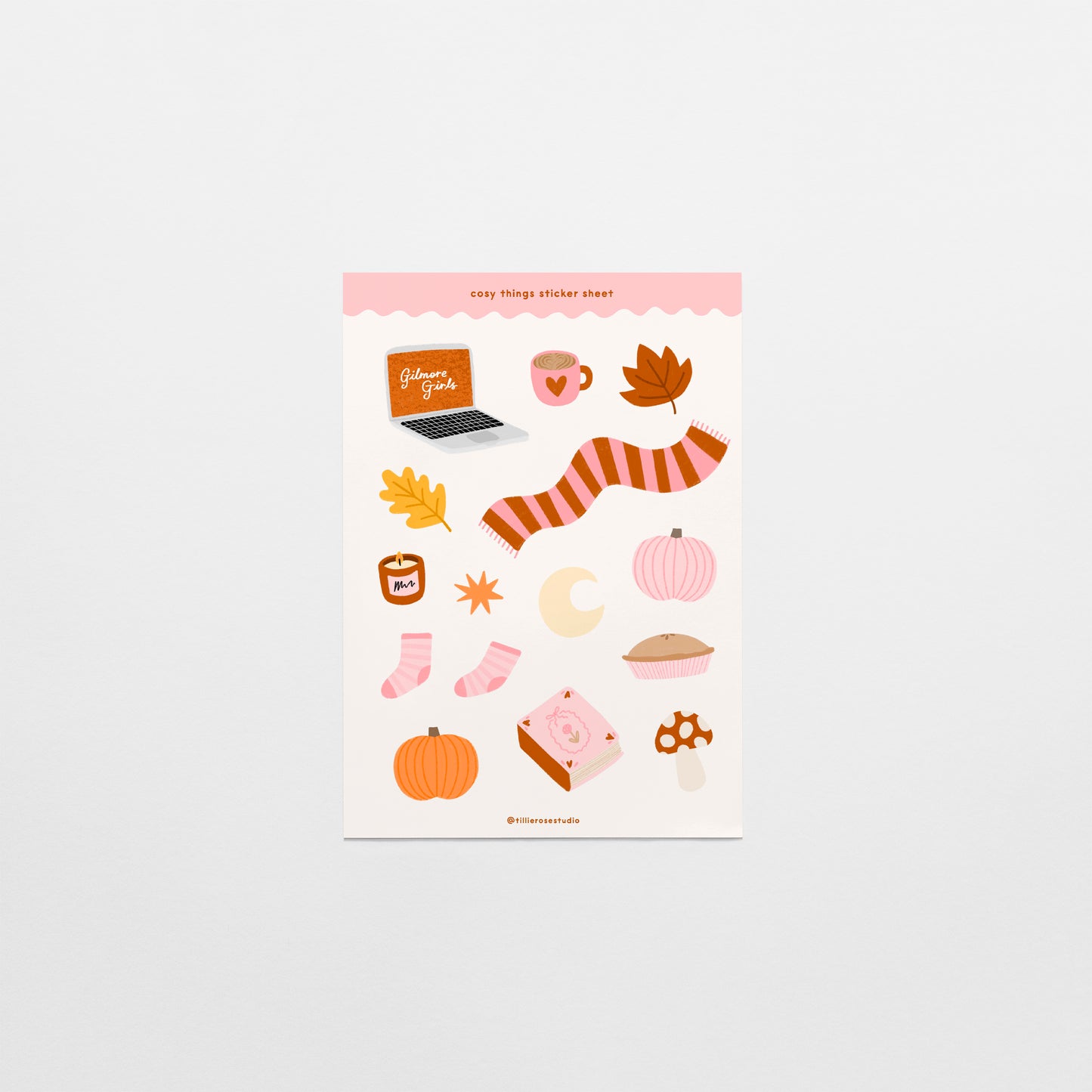 Cosy Things Sticker Sheet