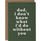 Dad, I Don't Know What I'd Do Without You