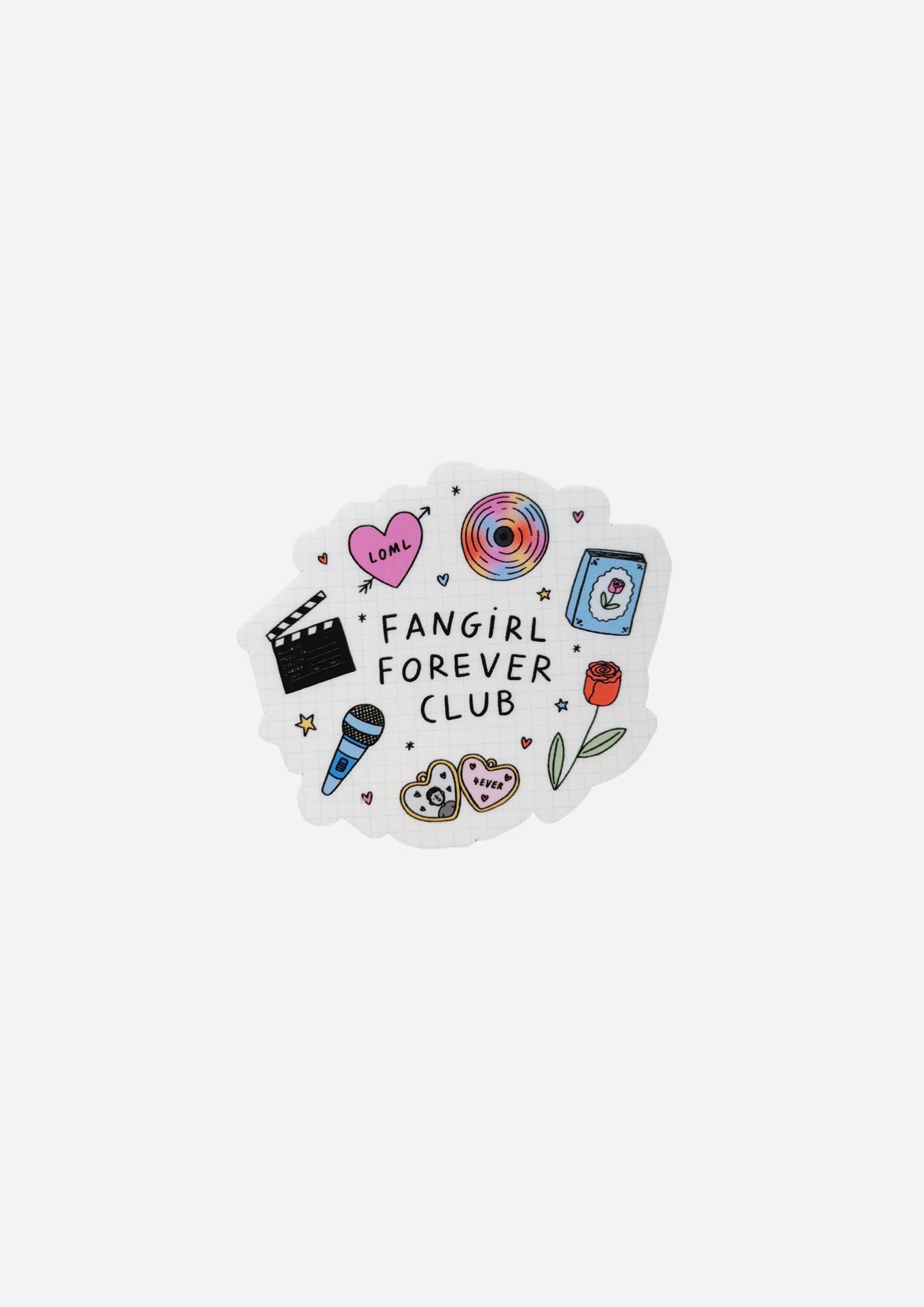 Fangirl Forever Vinyl Sticker