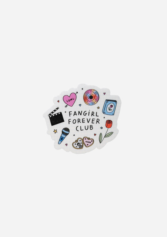 Fangirl Forever Vinyl Sticker