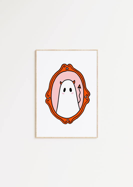 Ghostie Devil Print