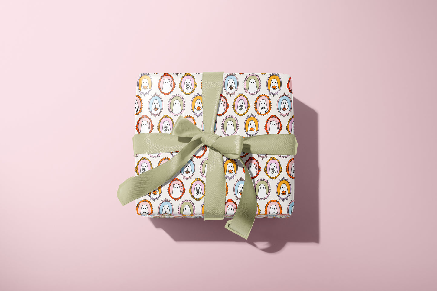 Ghostie Frames Wrapping Paper