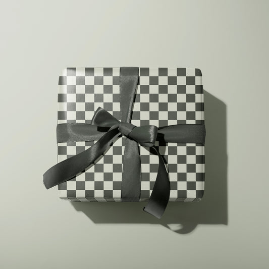 Green Checkerboard Wrapping Paper