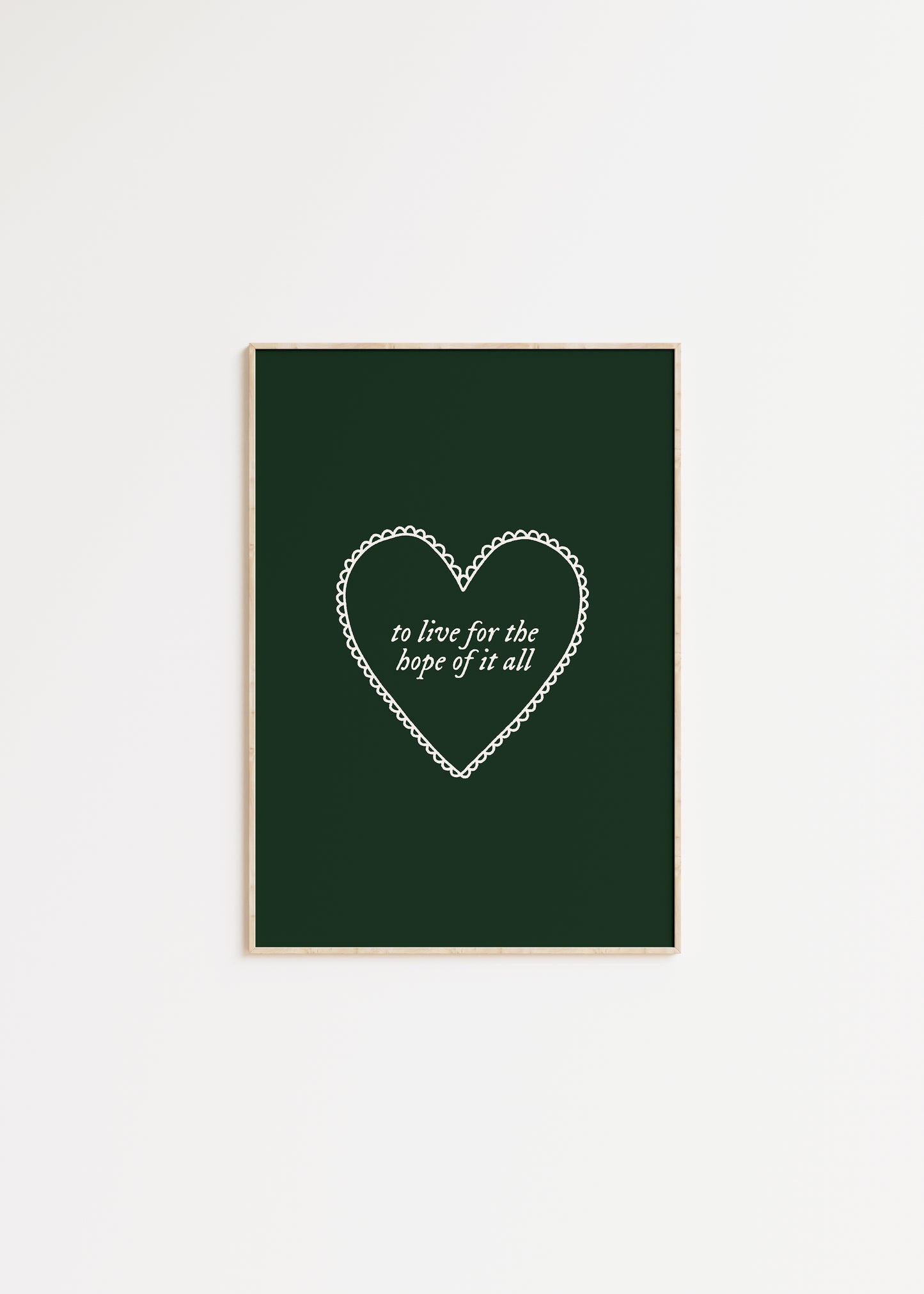 To Live For The Hope Of It All Taylor Swift Print