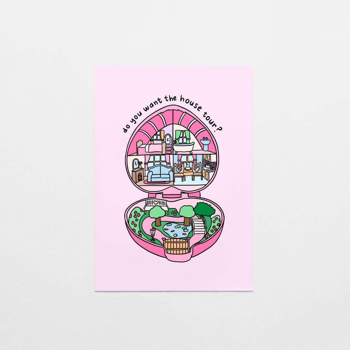 Do You Want The House Tour? Postcard