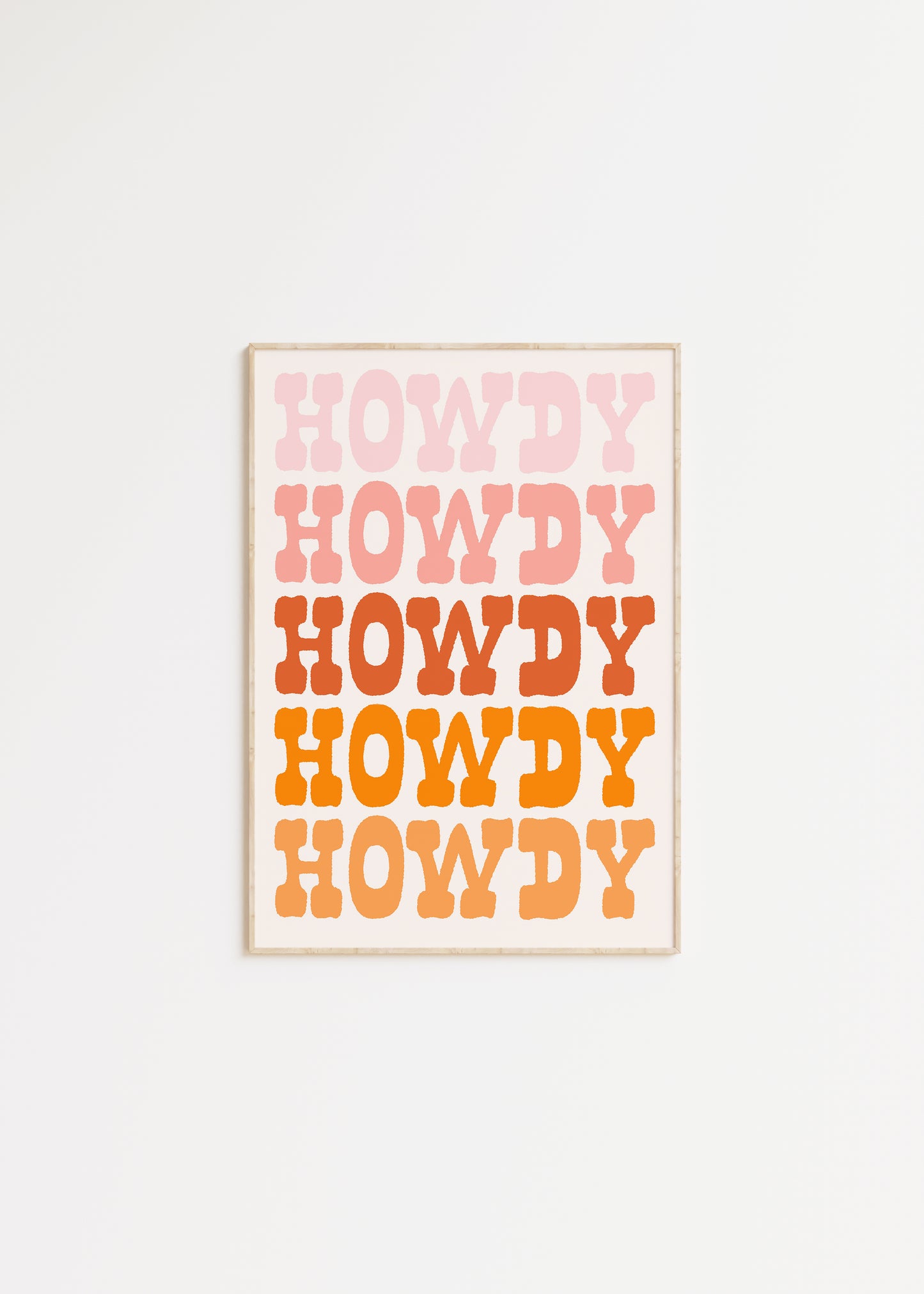 Howdy Print