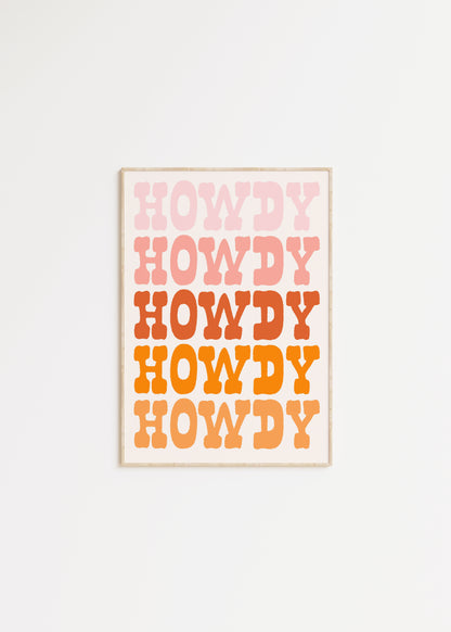 Howdy Print