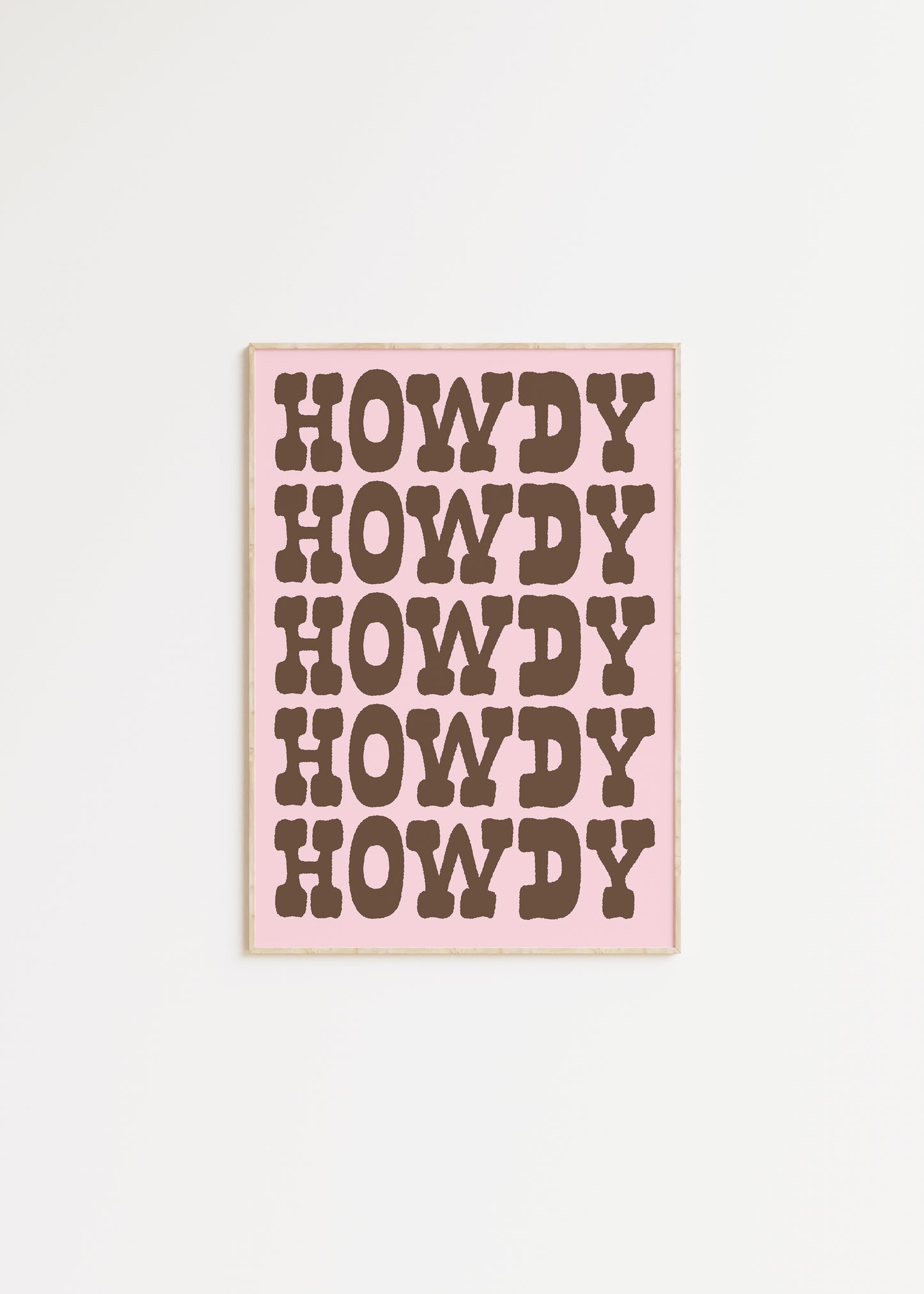 Howdy Print