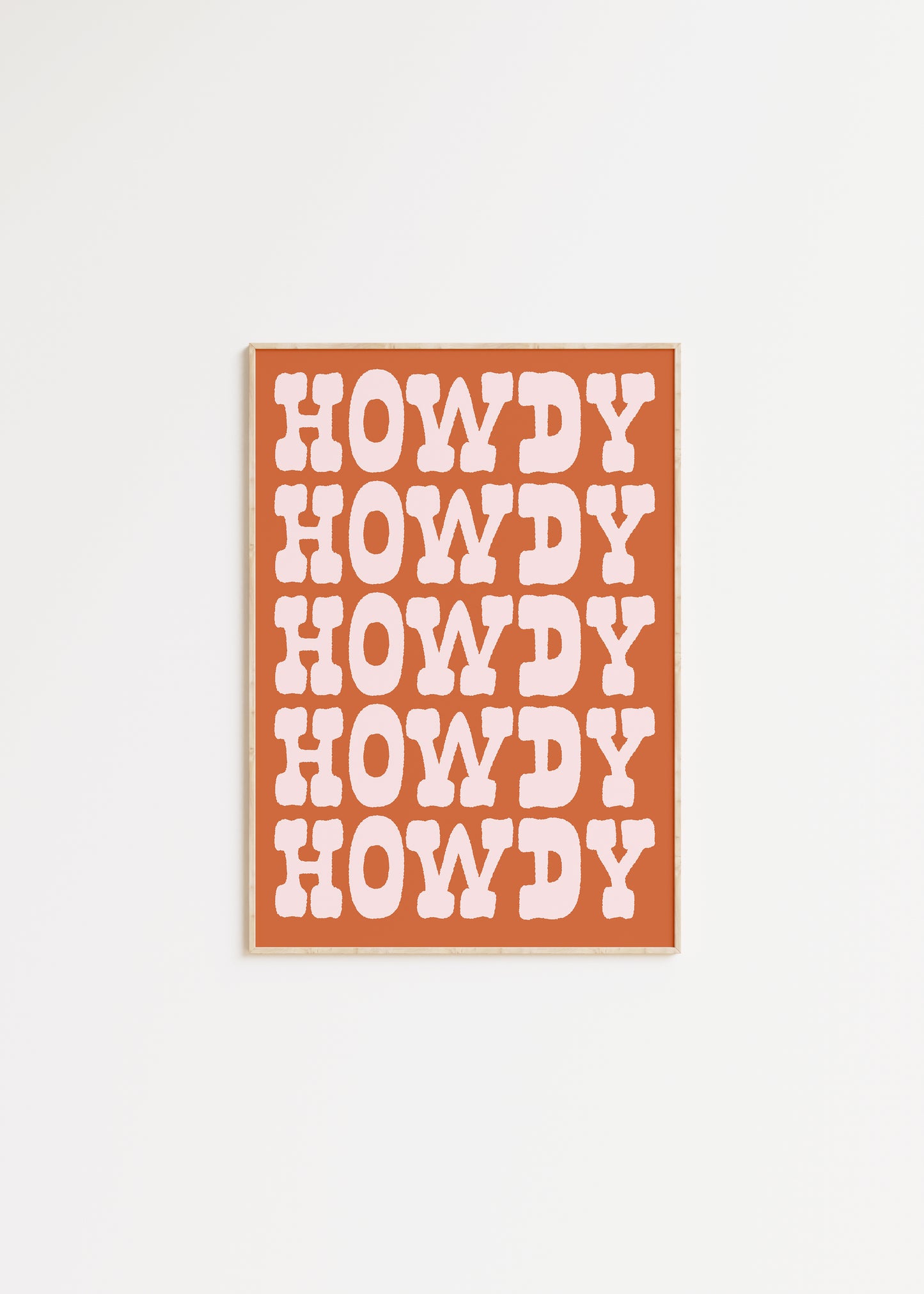 Howdy Print