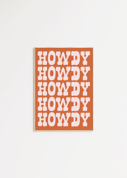 Howdy Print