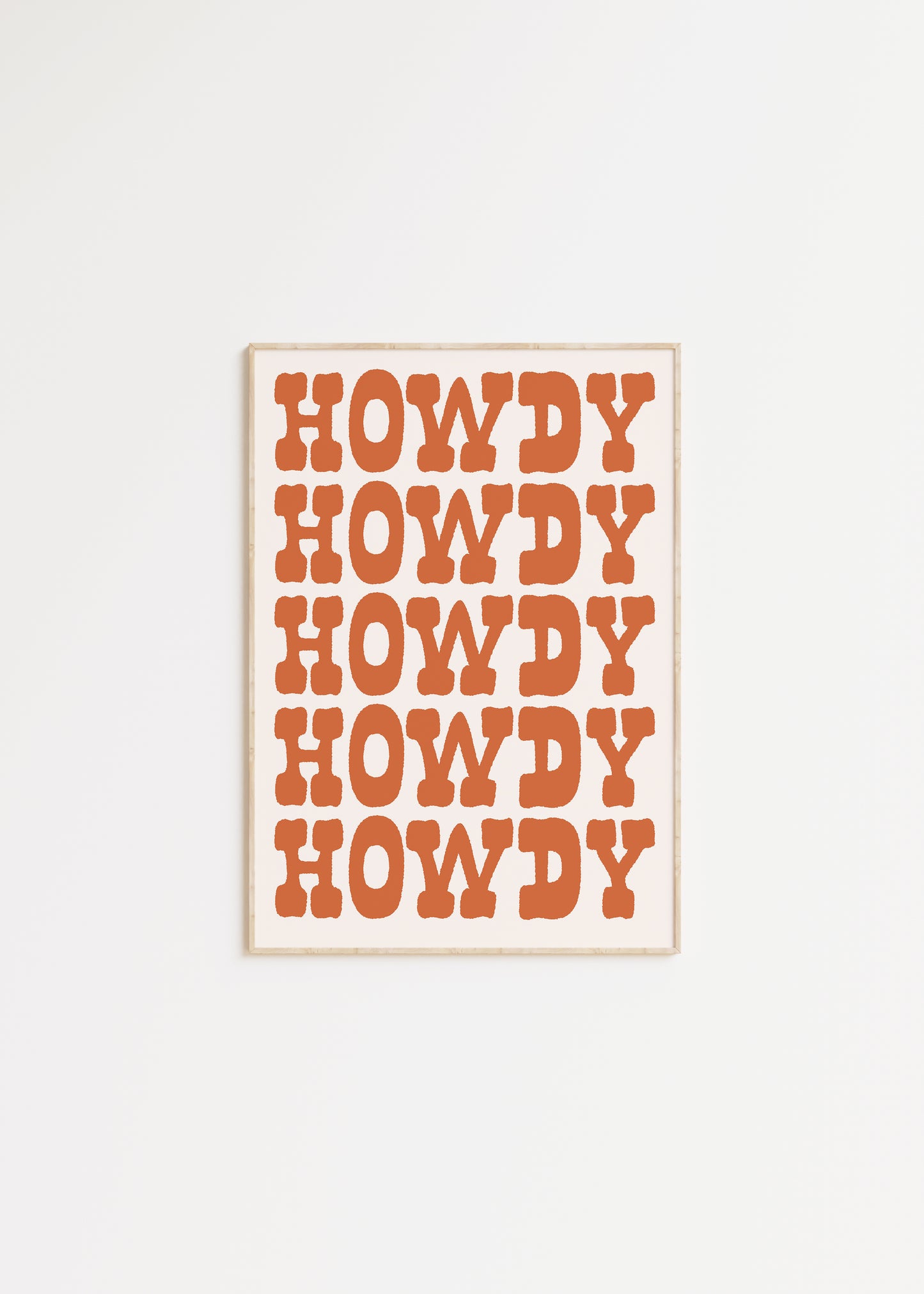 Howdy Print