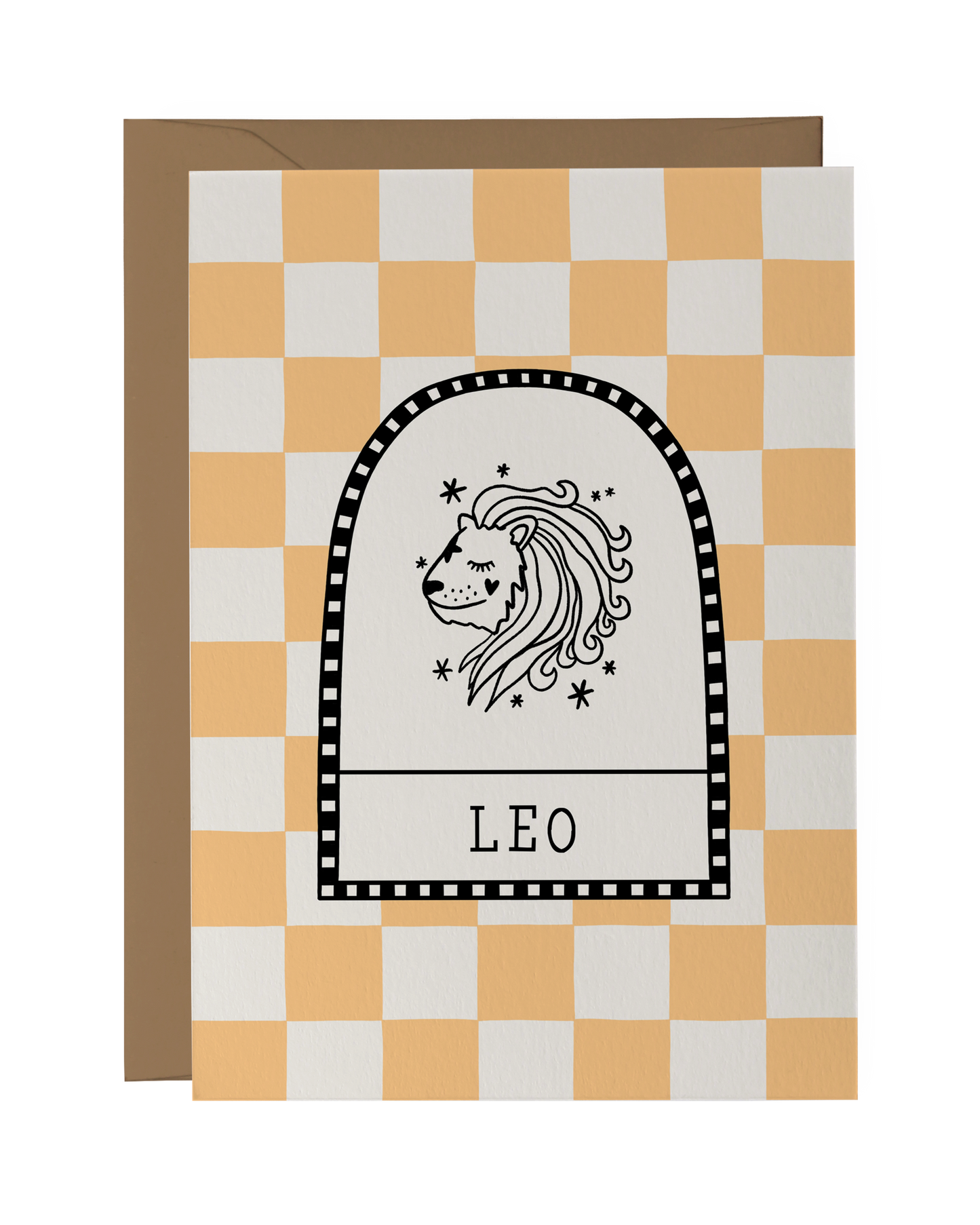 Leo Zodiac Star Sign Birthday Card