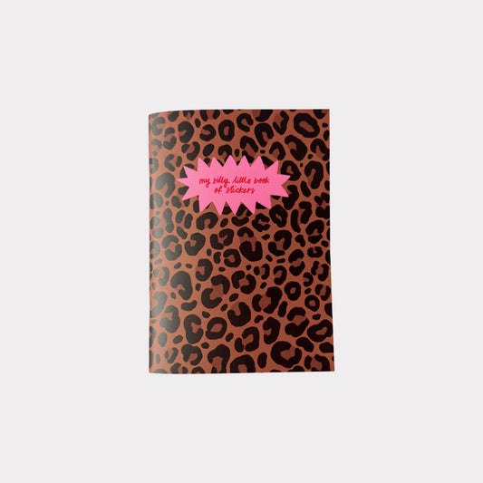 My Silly Little Book of Stickers Leopard A6 Sticker Keeper
