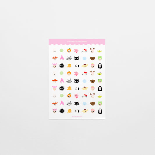 Lil Trinkets Clear Vinyl Sticker Sheet