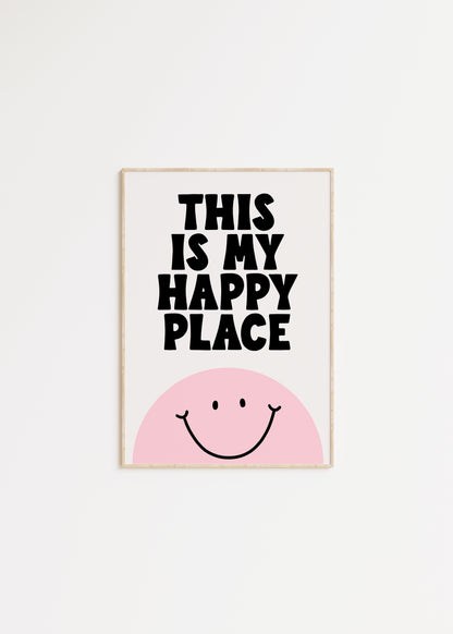 Happy Place Print