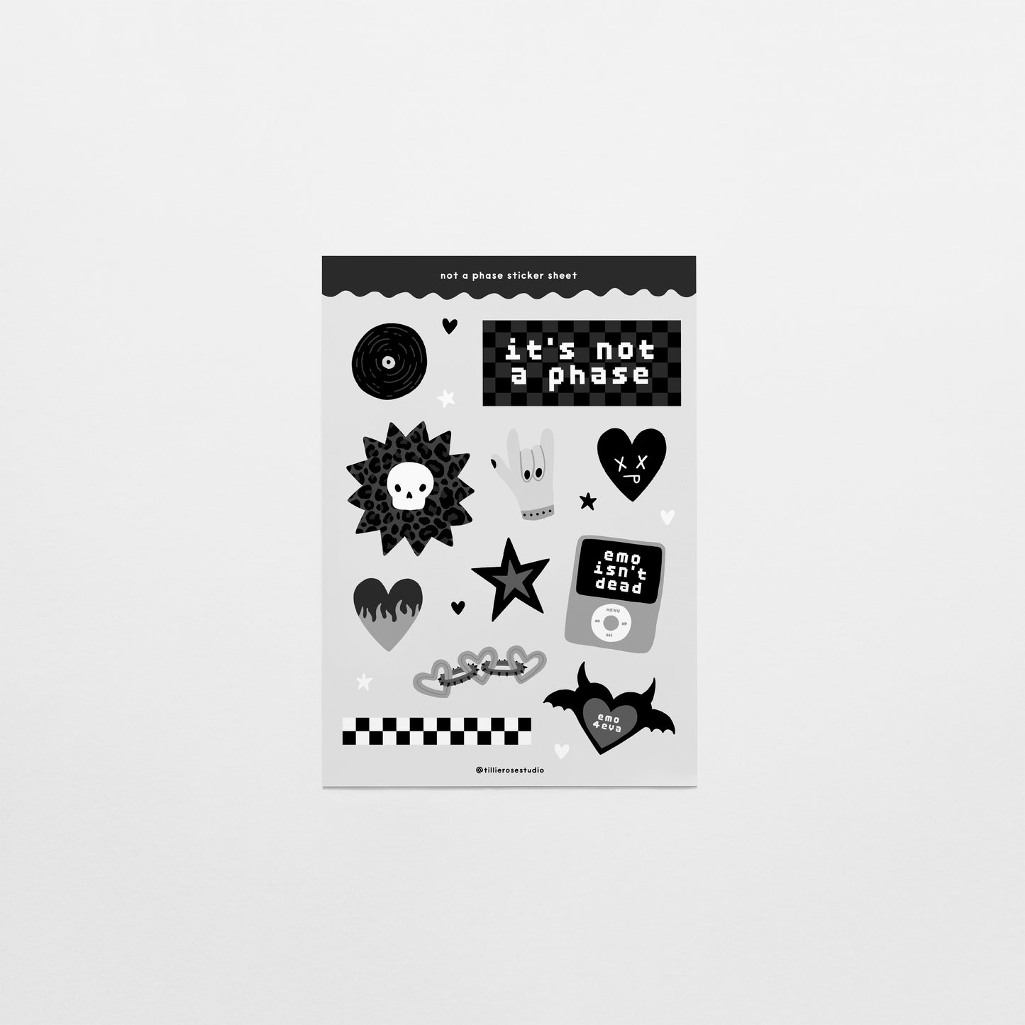 Not a Phase Sticker Sheet