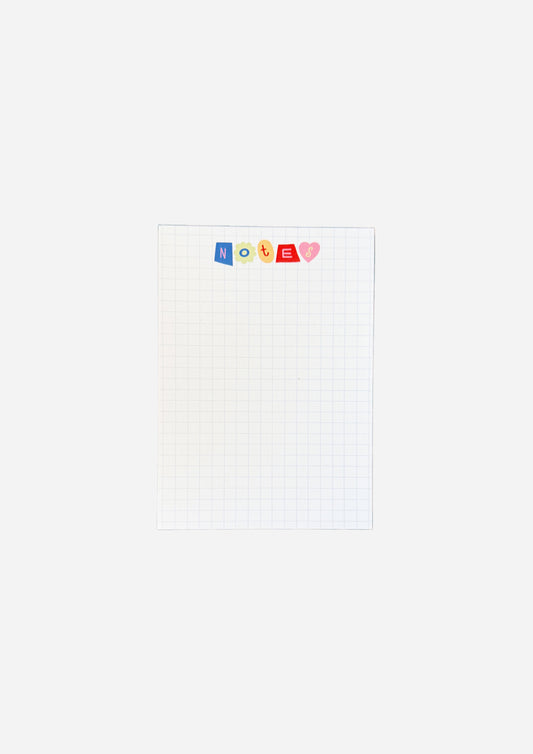 A6 Notes Grid Notepad