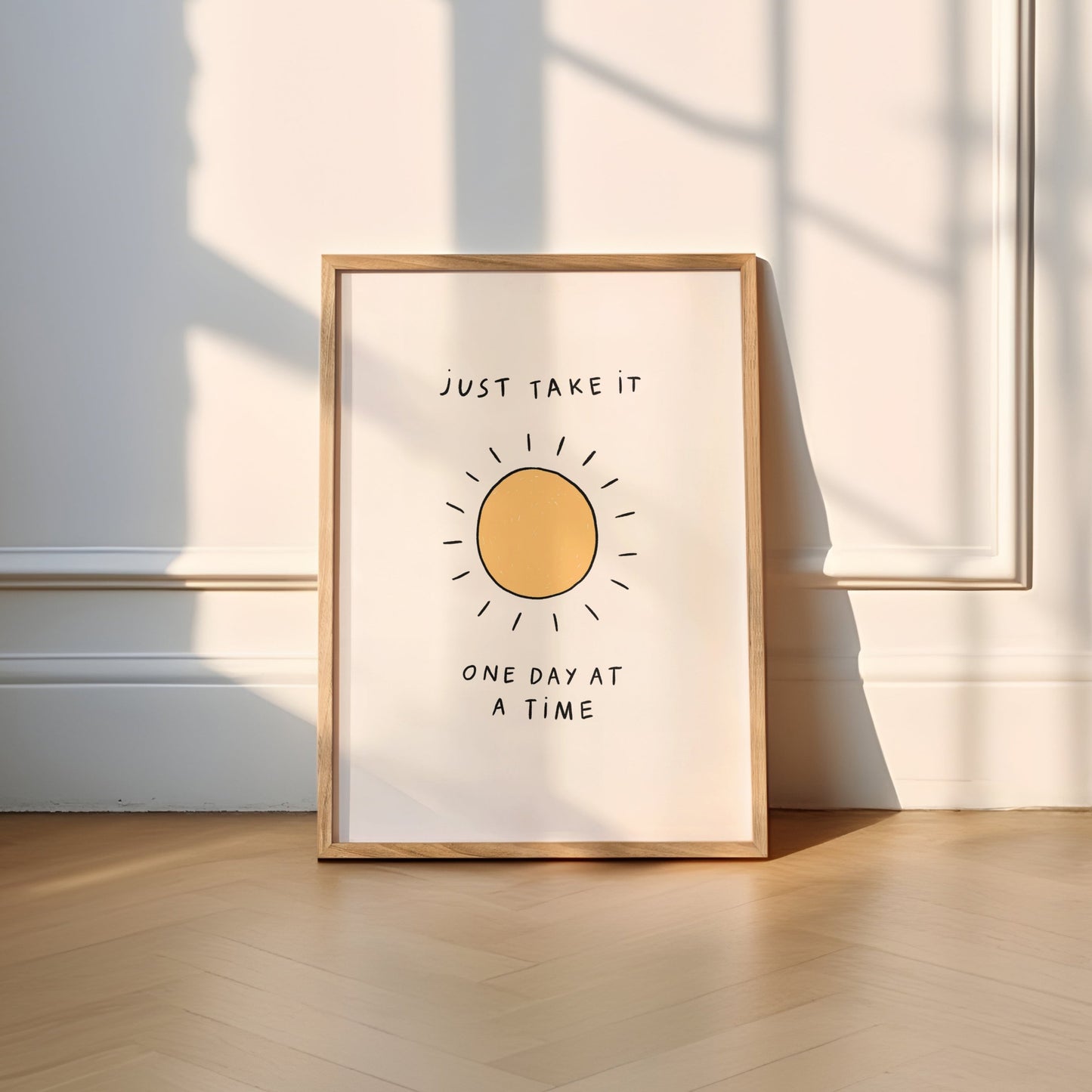 Just Take It One Day At A Time Print