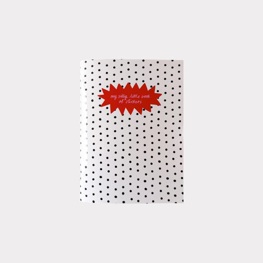 My Silly Little Book of Stickers Small Polka Dot A6 Sticker Keeper