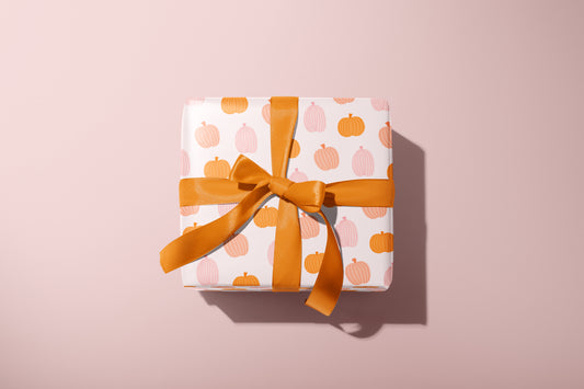 Pumpkins Pattern Wrapping Paper