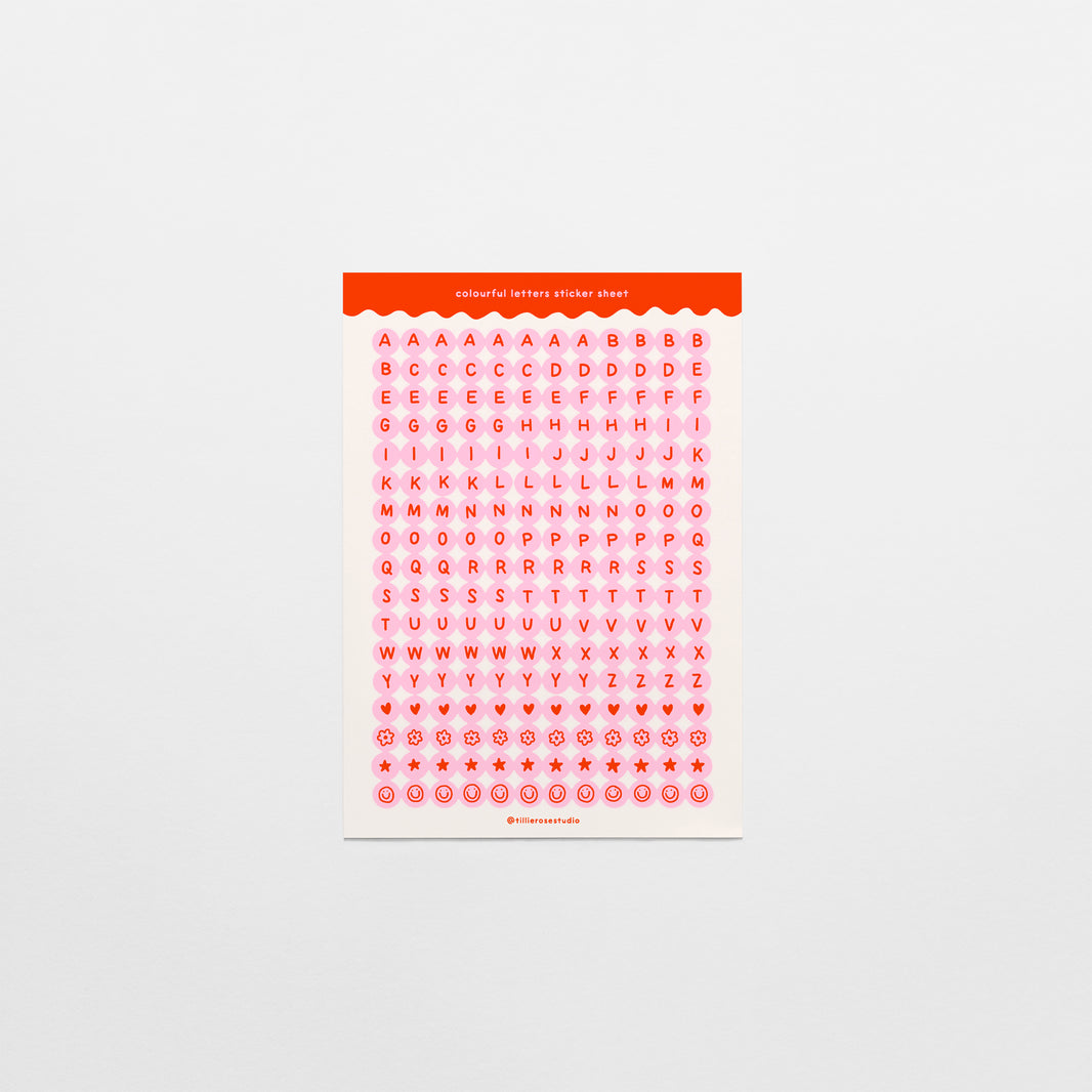 STICKER SHEETS – Tillie Rose Studio