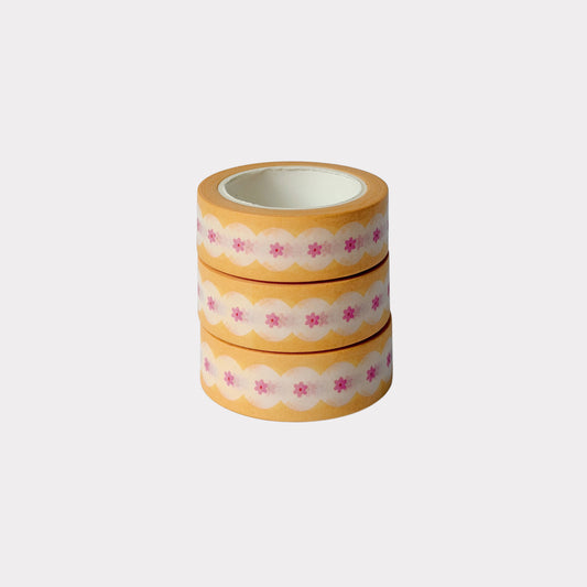 Scalloped Flower Washi Tape