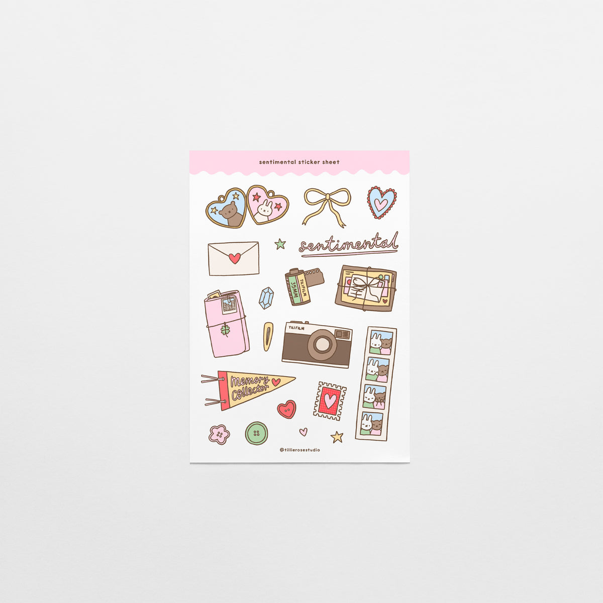 Sentimental Sticker Sheet