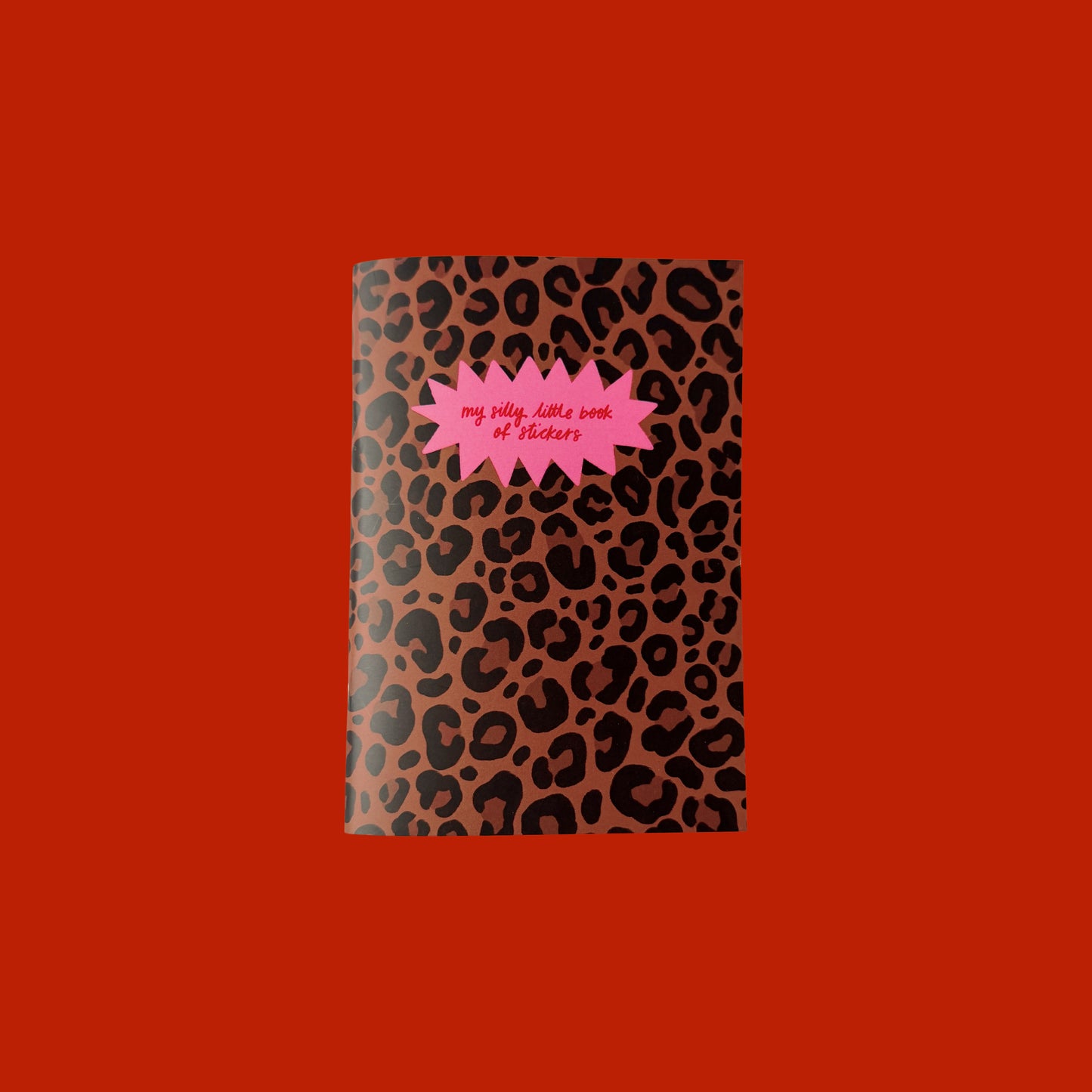 My Silly Little Book of Stickers Leopard A6 Sticker Keeper