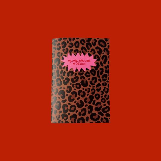 My Silly Little Book of Stickers Leopard A6 Sticker Keeper