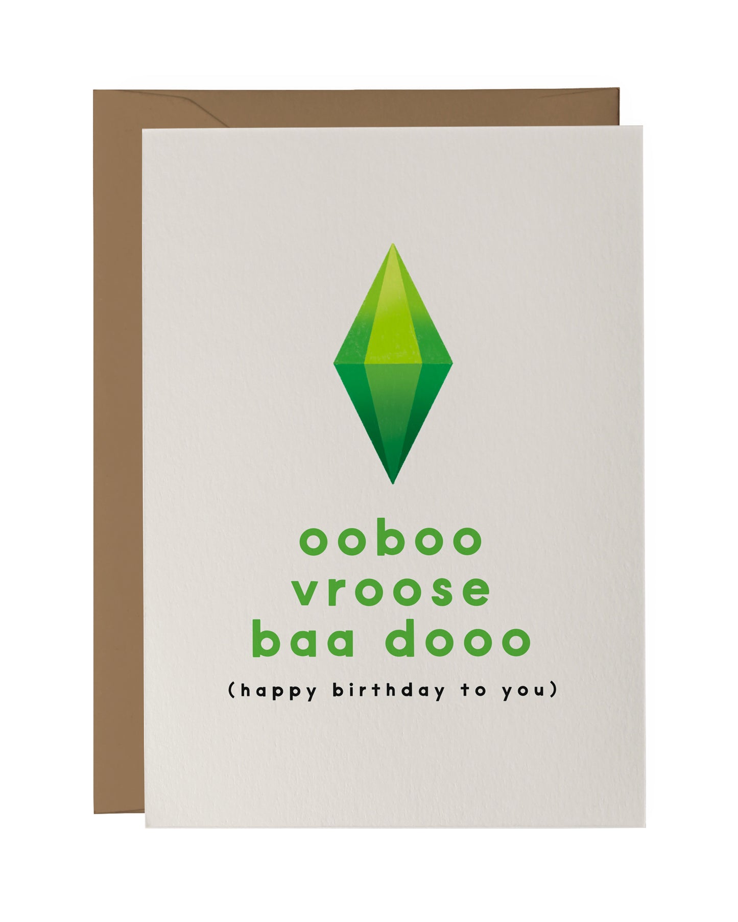 Ooboo Vroose Baa Dooo (Happy Birthday To You) | The Sims Birthday Card