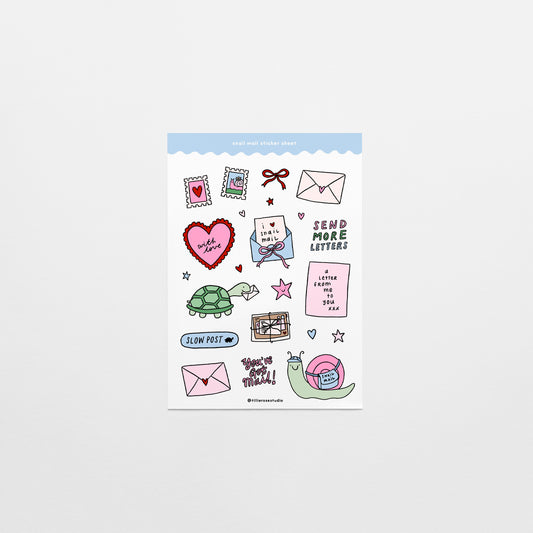 Snail Mail Sticker Sheet