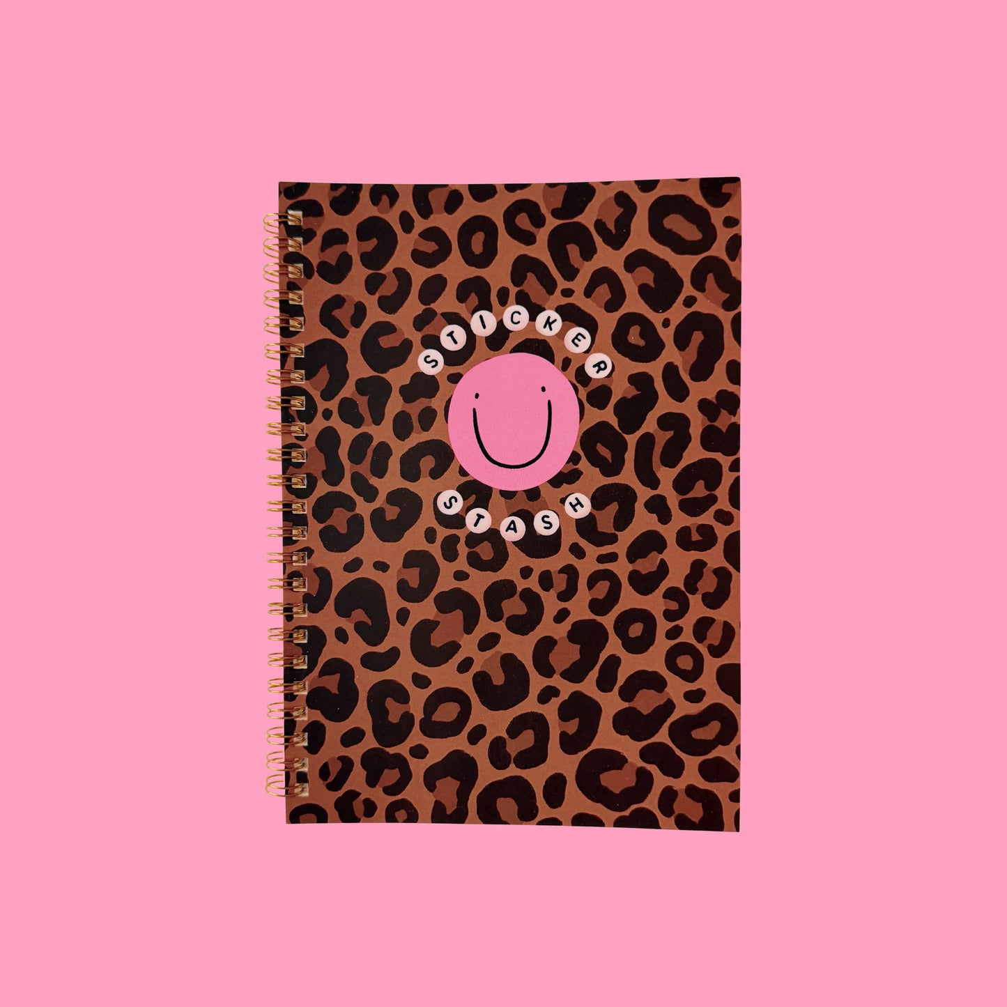 Sticker Stash Leopard A5 Sticker Keeper