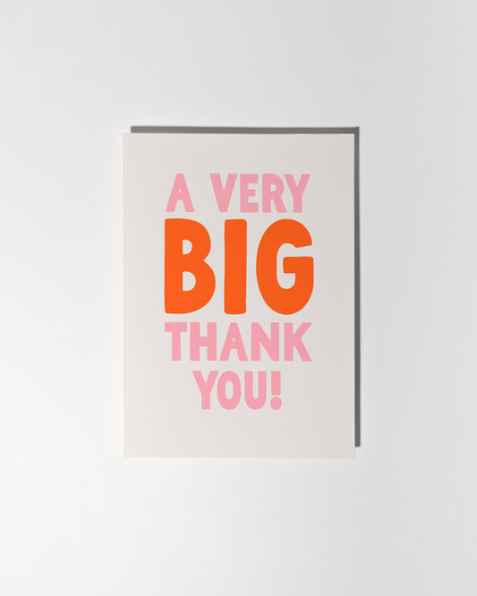 A Very Big Thank You