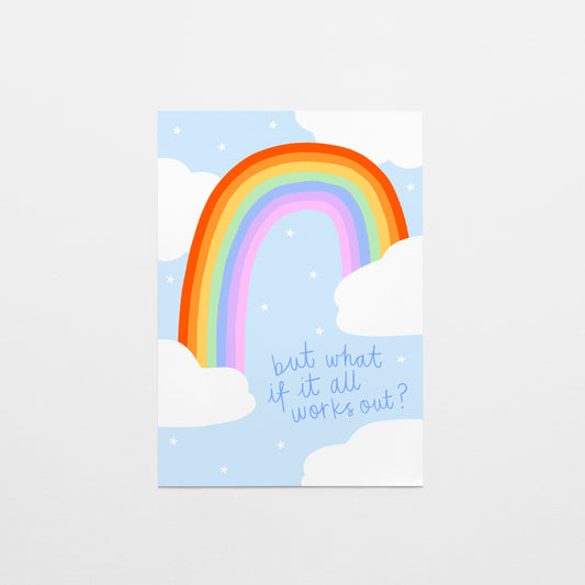 But What If It All Works Out? Postcard