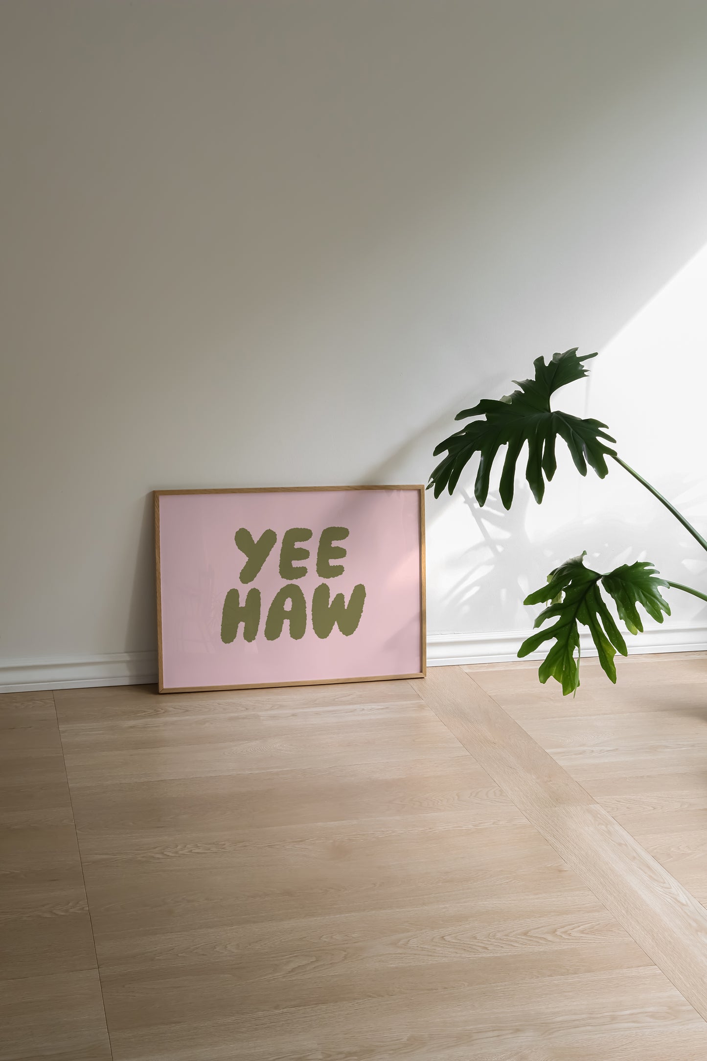 Yee Haw Quote Print