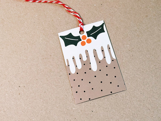 Christmas Pudding Gift Tag Pack