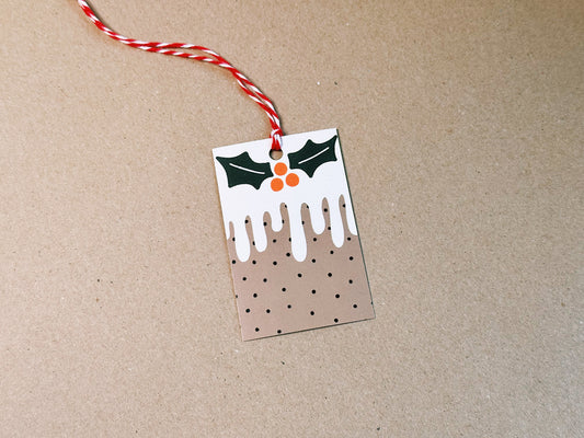 Christmas Pudding Gift Tag Pack