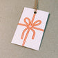 Pink with Red Bow Gift Tag Pack