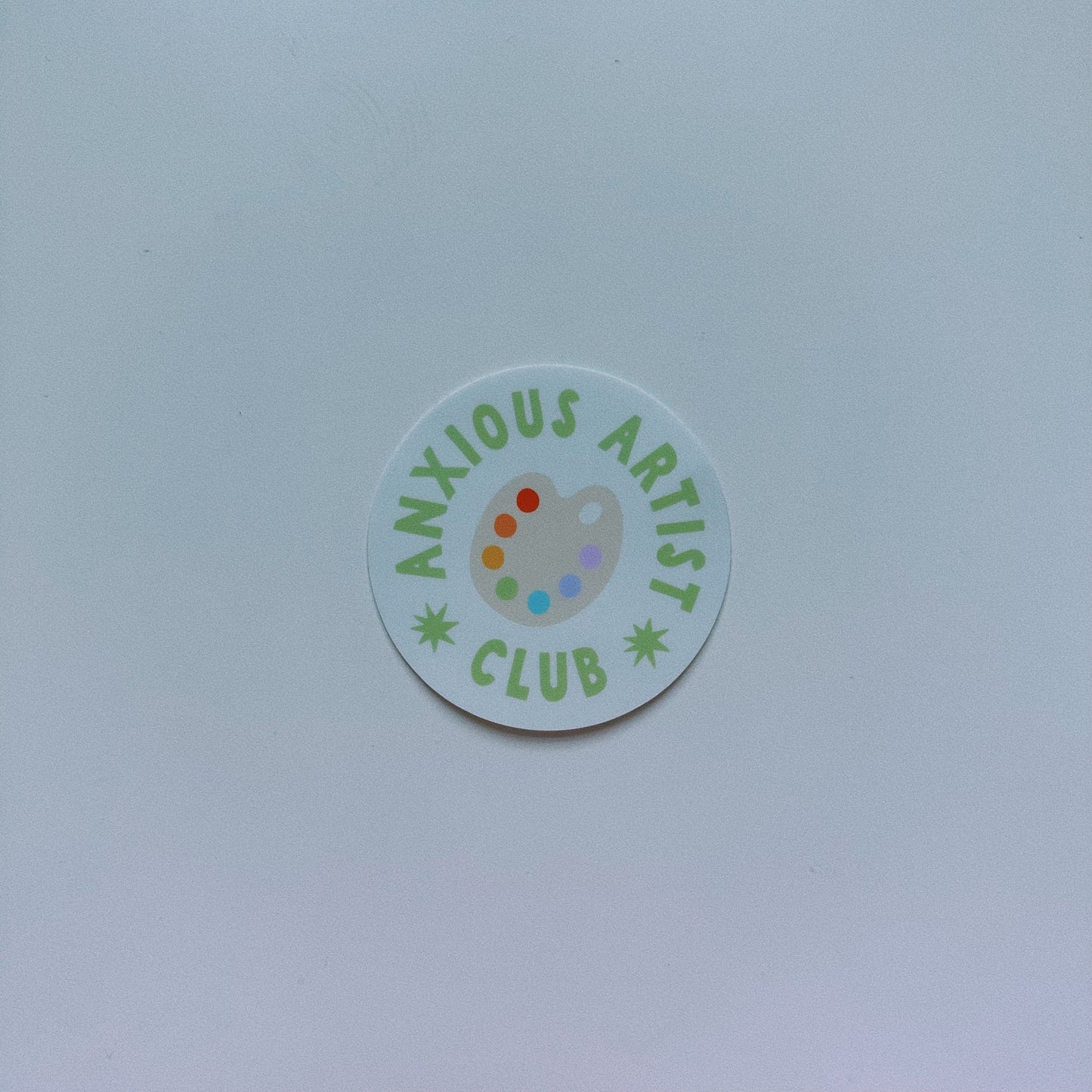 Anxious Artist Club Vinyl Sticker