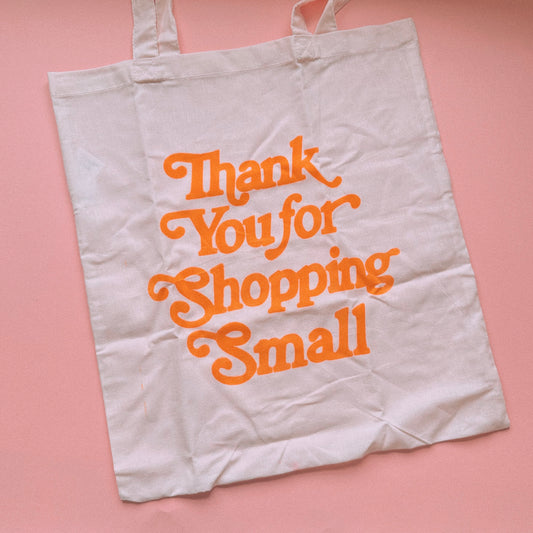 OOPSIE SALE - Thank You for Shopping Small Tote Bag