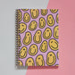 Pink and Yellow Funky Smiley Faces A5 Spiral Bound Notebook