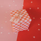 Pink and Red Checkerboard Wrapping Paper